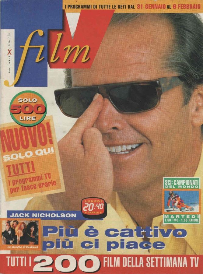 FILM TV magazine side cover Issue 1 31 January 1993