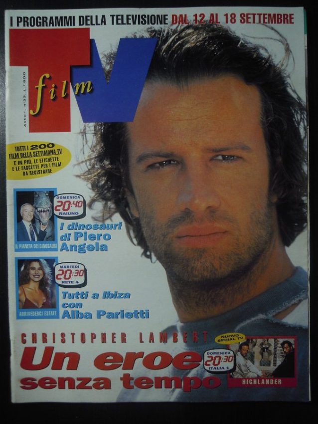 FILM TV magazine side cover Issue 33 12 September 1993