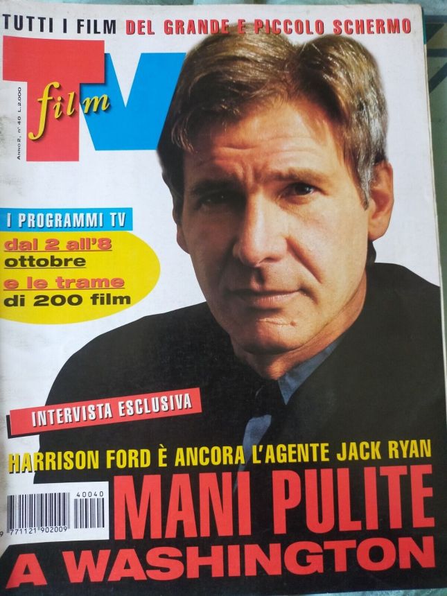 FILM TV magazine side cover Issue 40 2 October 1994