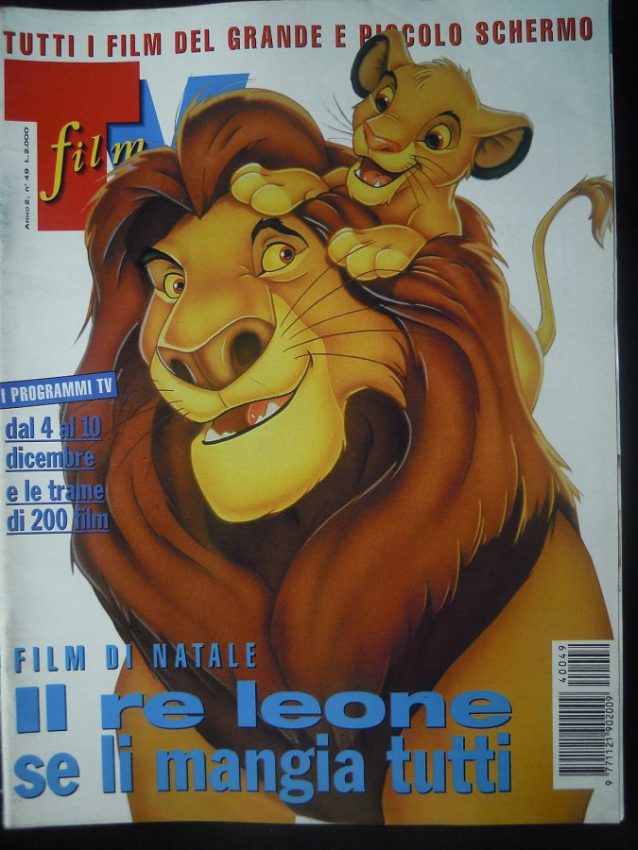 FILM TV magazine side cover Issue 49 4 December 1994