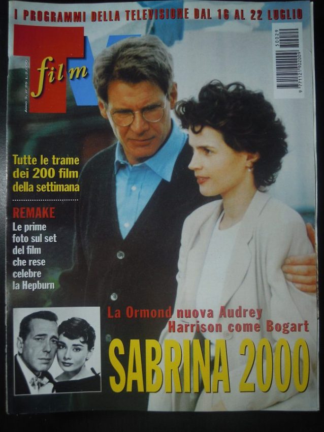 FILM TV magazine side cover Issue 29 16 July 1995