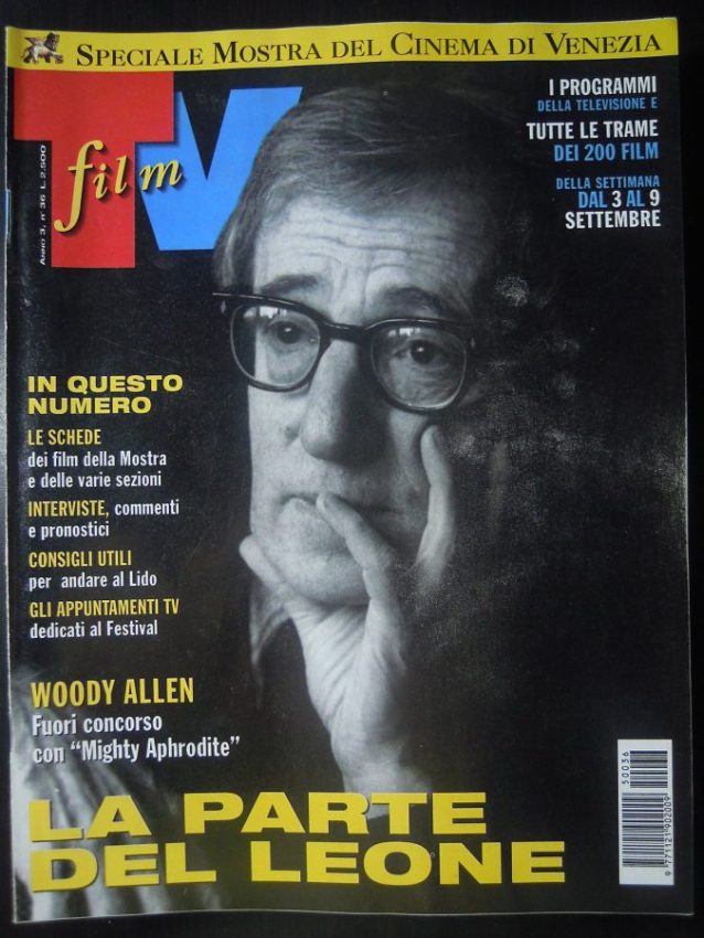 FILM TV magazine side cover Issue 36 3 September 1995