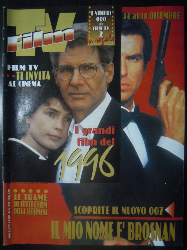 FILM TV magazine side cover Issue 52 24 December 1995