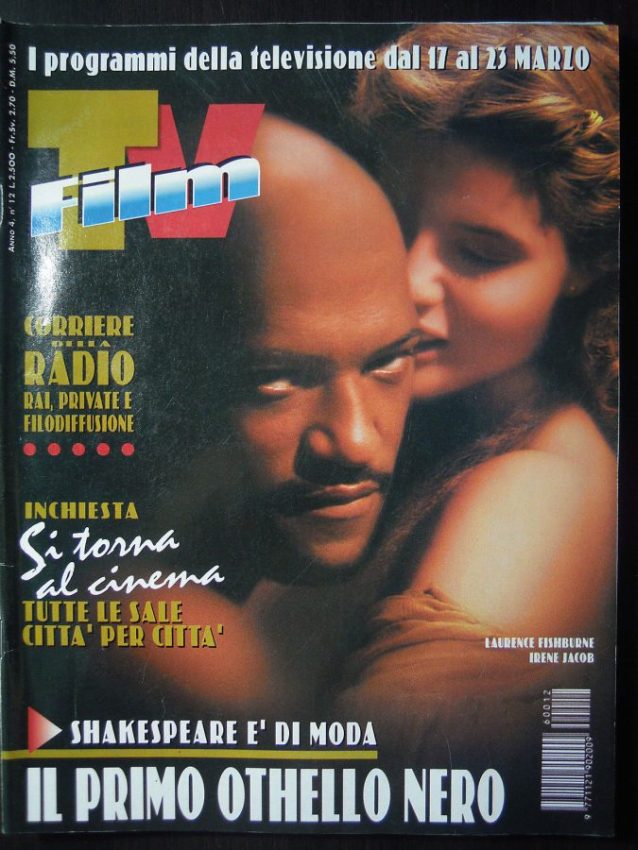 FILM TV magazine side cover Issue 12 17 March 1996