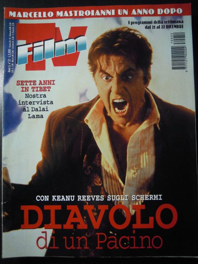 FILM TV magazine side cover Issue 52 21 December 1997
