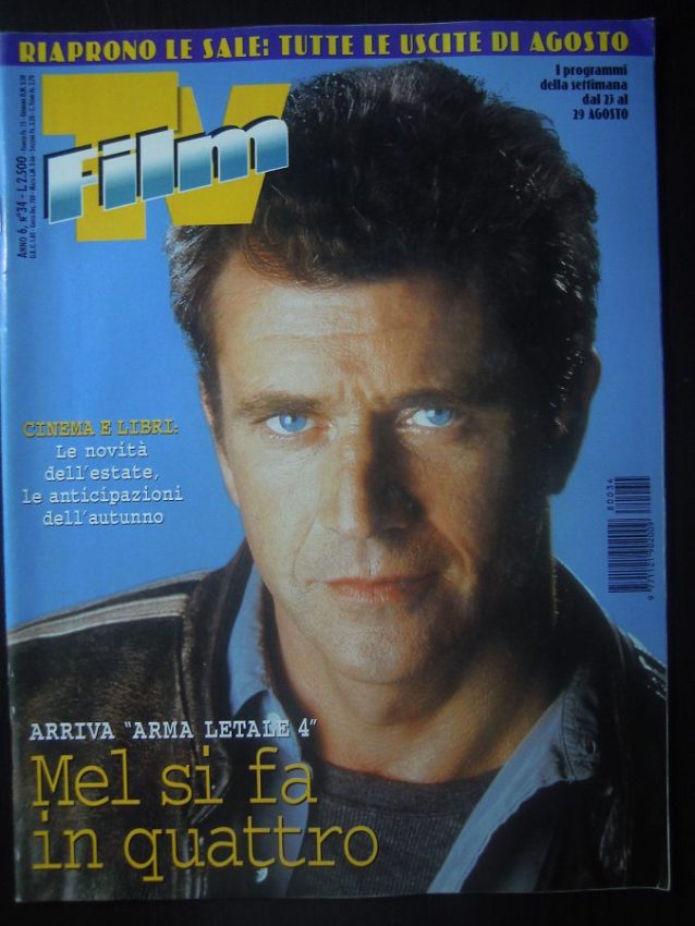 FILM TV magazine side cover Issue 34 23 August 1998