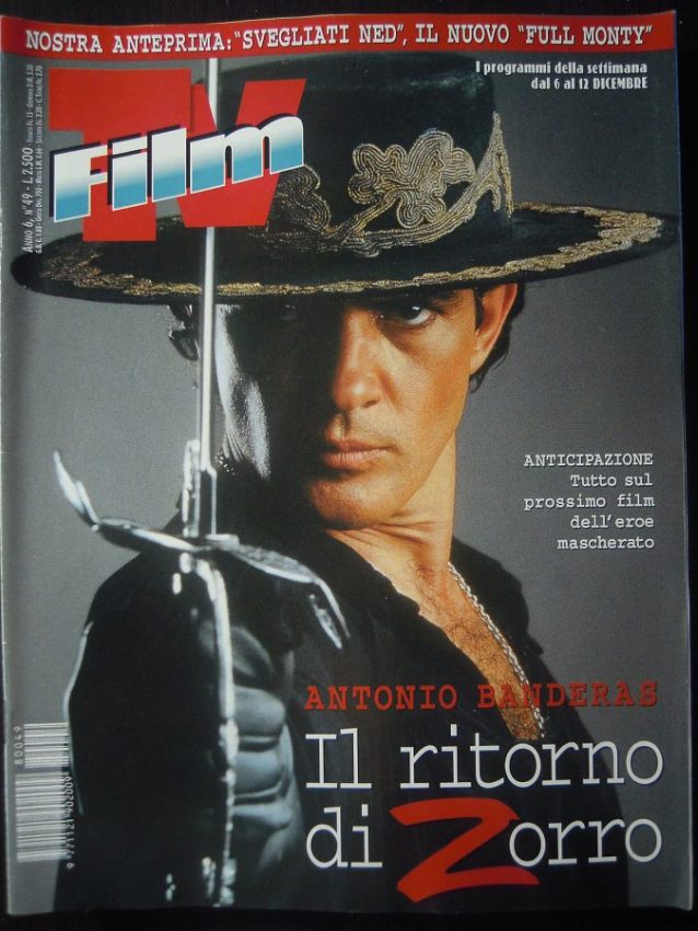 FILM TV magazine side cover Issue 49 6 December 1998