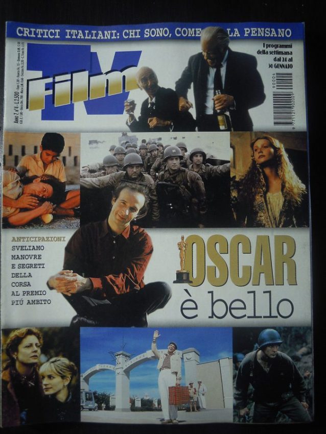 FILM TV magazine side cover Issue 4 24 January 1999