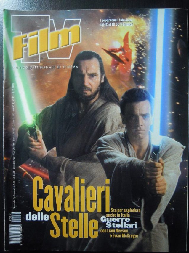 FILM TV magazine side cover Issue 37 12 September 1999