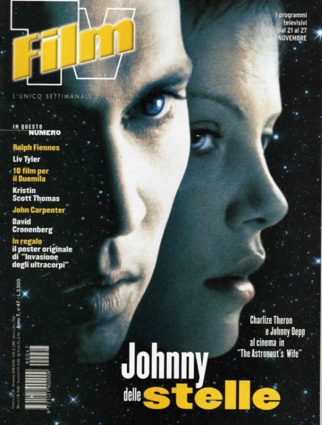FILM TV magazine side cover Issue 47 21 November 1999