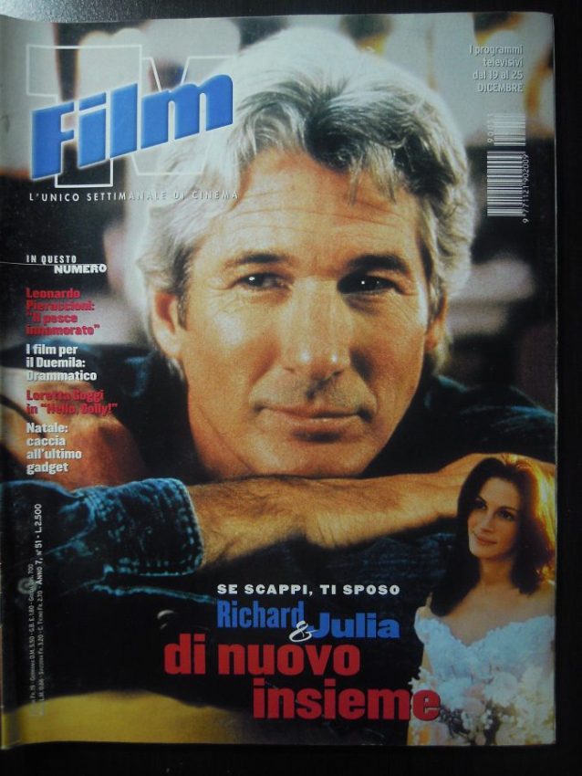 FILM TV magazine side cover Issue 51 19 December 1999