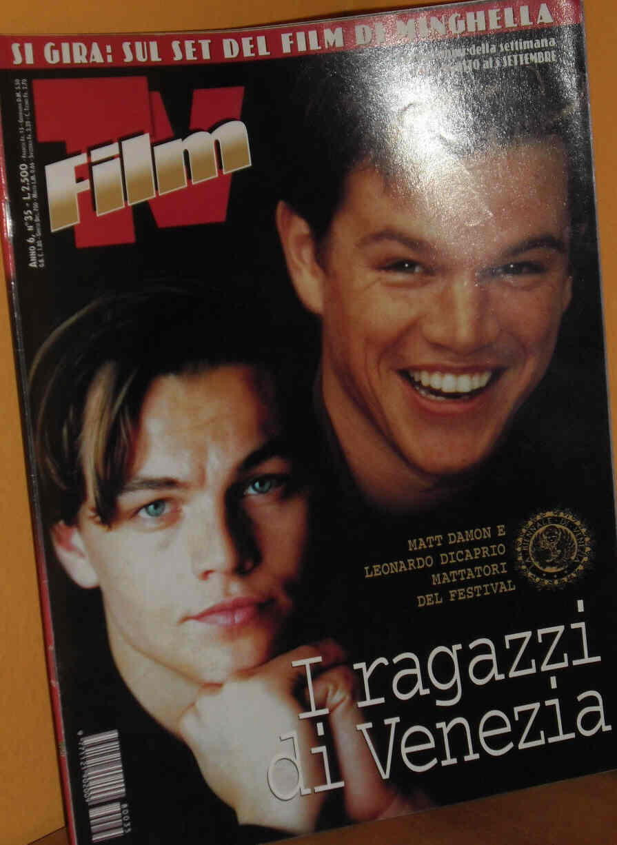 FILM TV magazine side cover Issue 35 30 August 1998