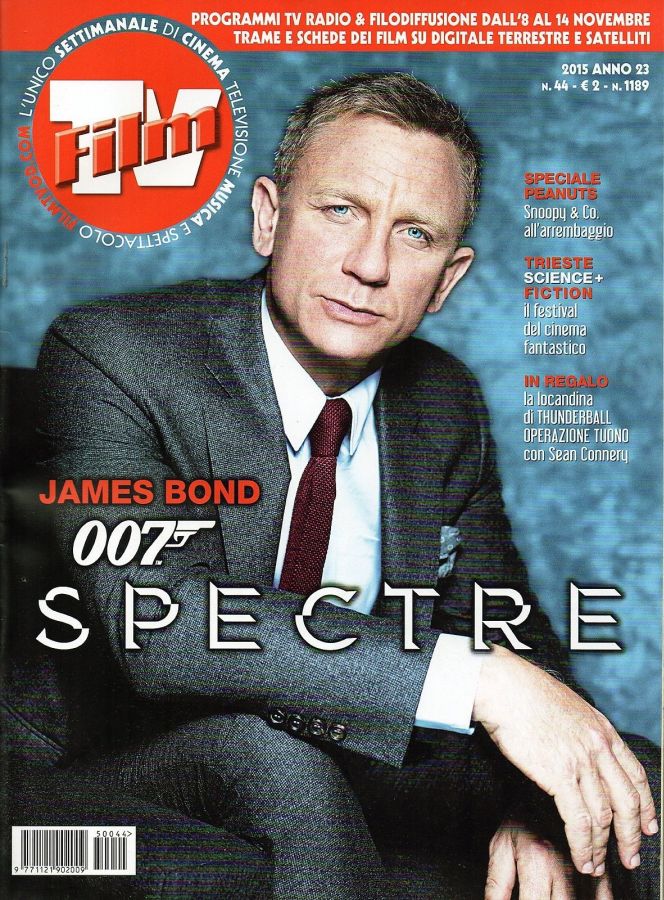 FILM TV magazine side cover Issue 44 8 November 2015