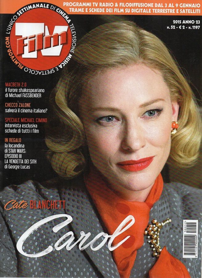 FILM TV magazine side cover Issue 52 3 January 2016