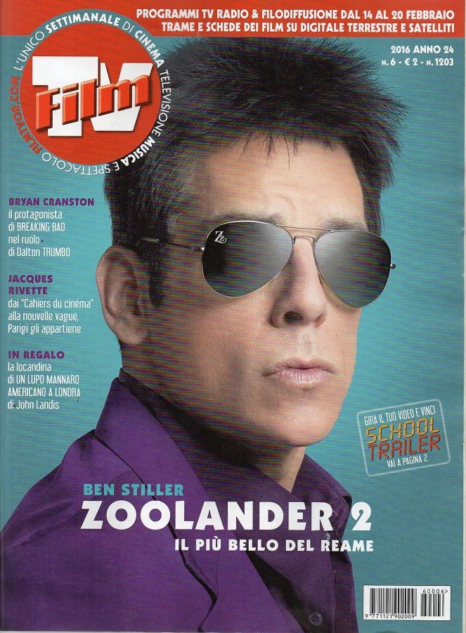 FILM TV magazine side cover Issue 6 14 February 2016