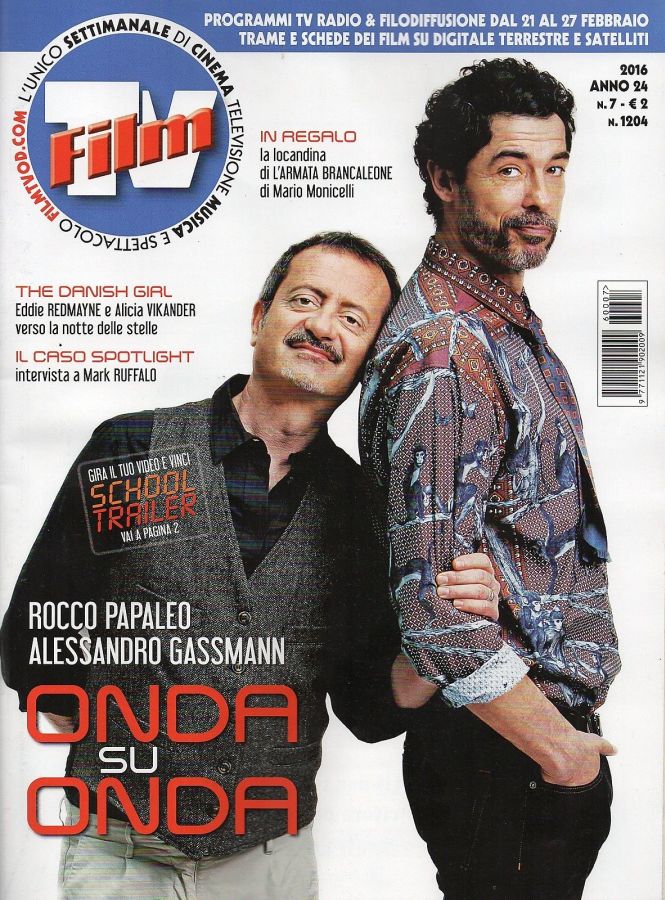 FILM TV magazine side cover Issue 7 21 February 2016
