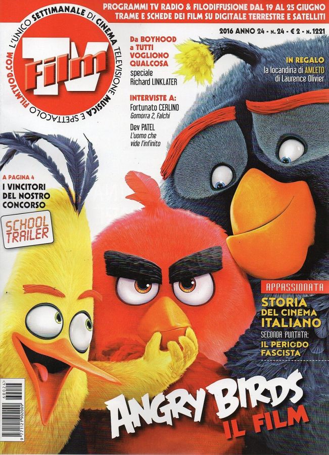 FILM TV magazine side cover Issue 24 19 June 2016