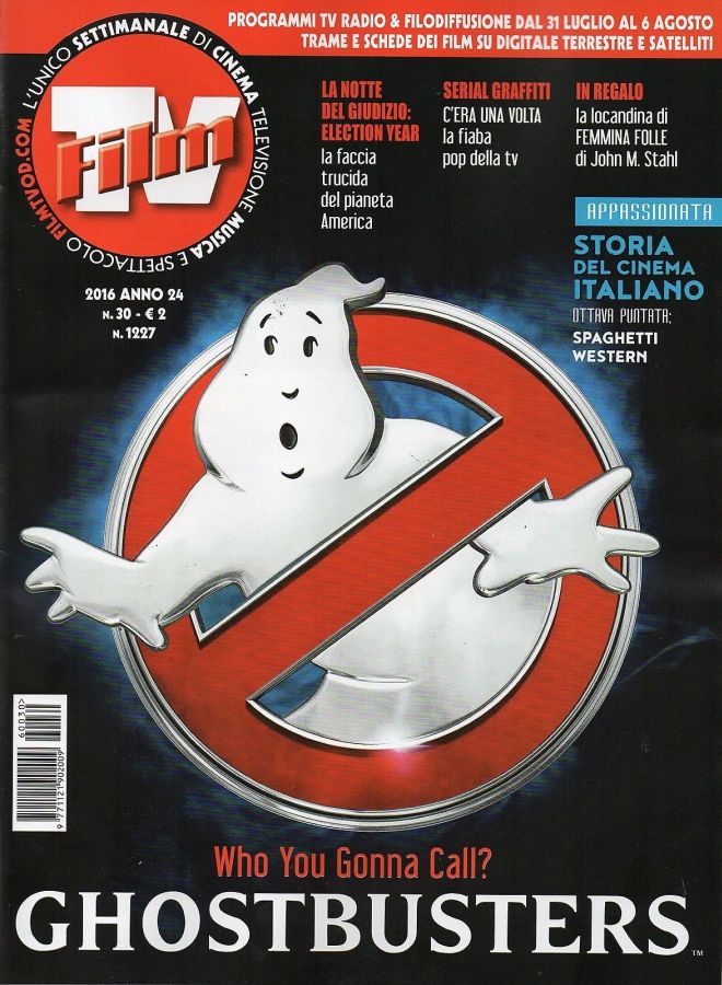 FILM TV magazine side cover Issue 30 31 July 2016