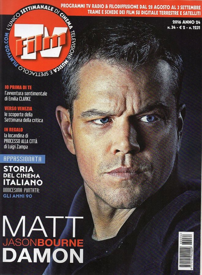 FILM TV magazine side cover Issue 34 28 August 2016