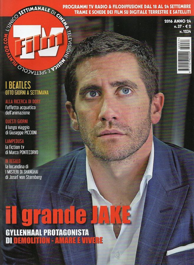 FILM TV magazine side cover Issue 37 18 September 2016