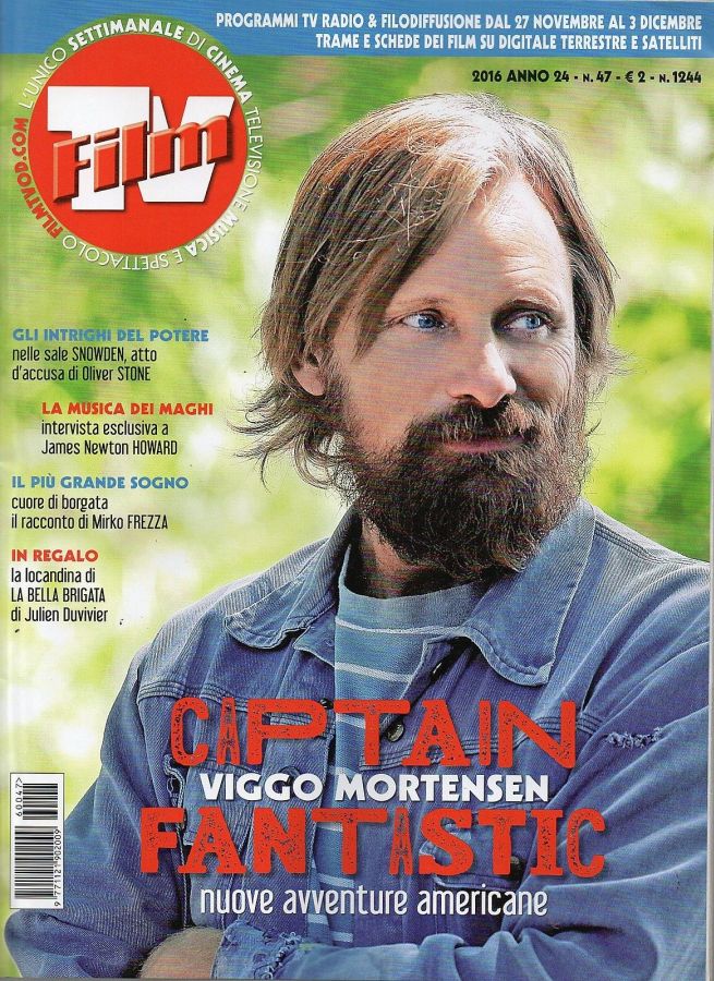 FILM TV magazine side cover Issue 47 27 November 2016