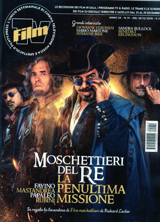 FILM TV magazine side cover Issue 51 18 December 2018