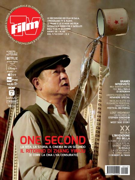 FILM TV magazine side cover Issue 49 7 December 2021