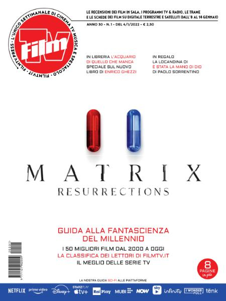 FILM TV magazine side cover Issue 1 4 January 2022
