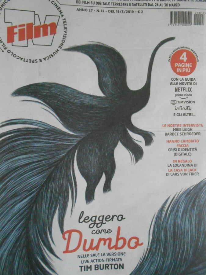 FILM TV magazine side cover Issue 12 19 March 2019
