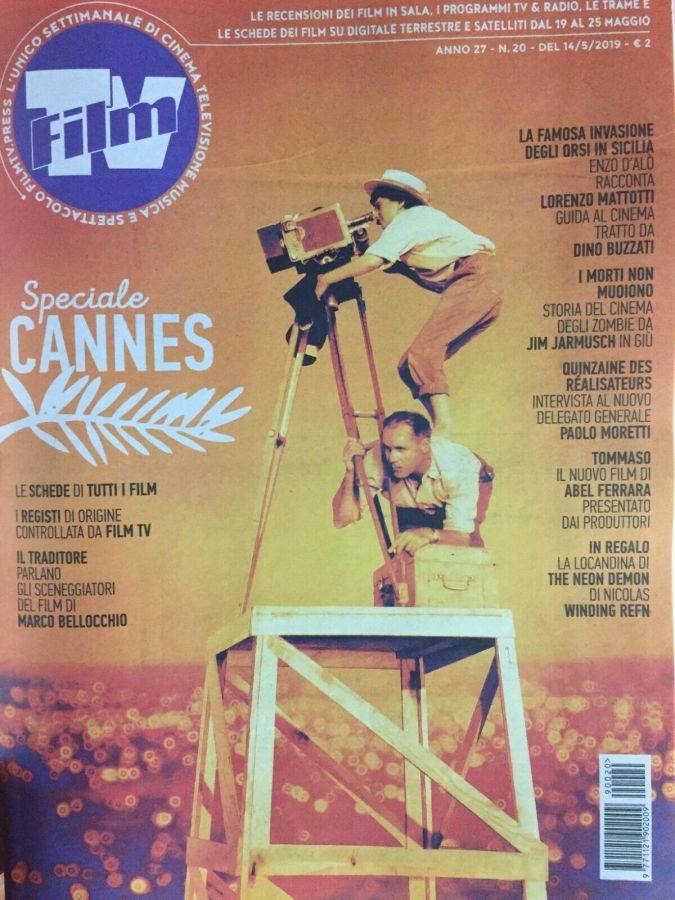 FILM TV magazine side cover Issue 20 14 May 2019
