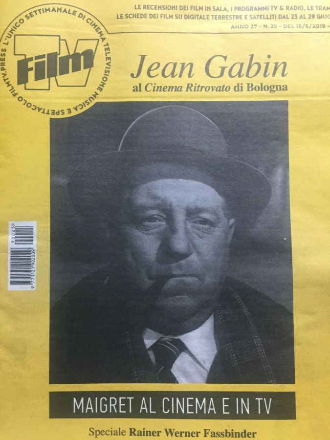 FILM TV magazine side cover Issue 25 18 June 2019