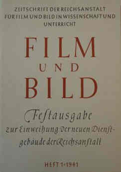 FILM UND BILD magazine side cover Issue 1 15 January 1941