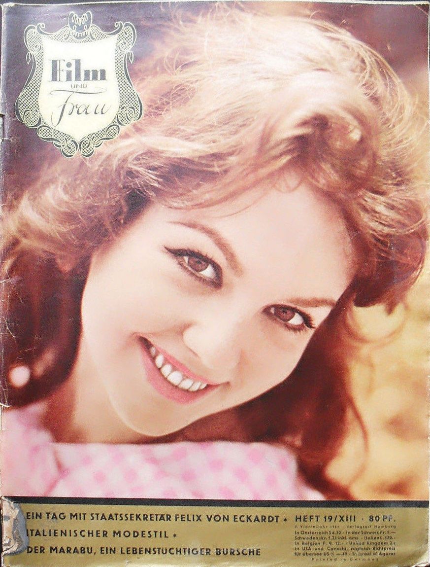 FILM UND FRAU magazine side cover Issue 19   1961