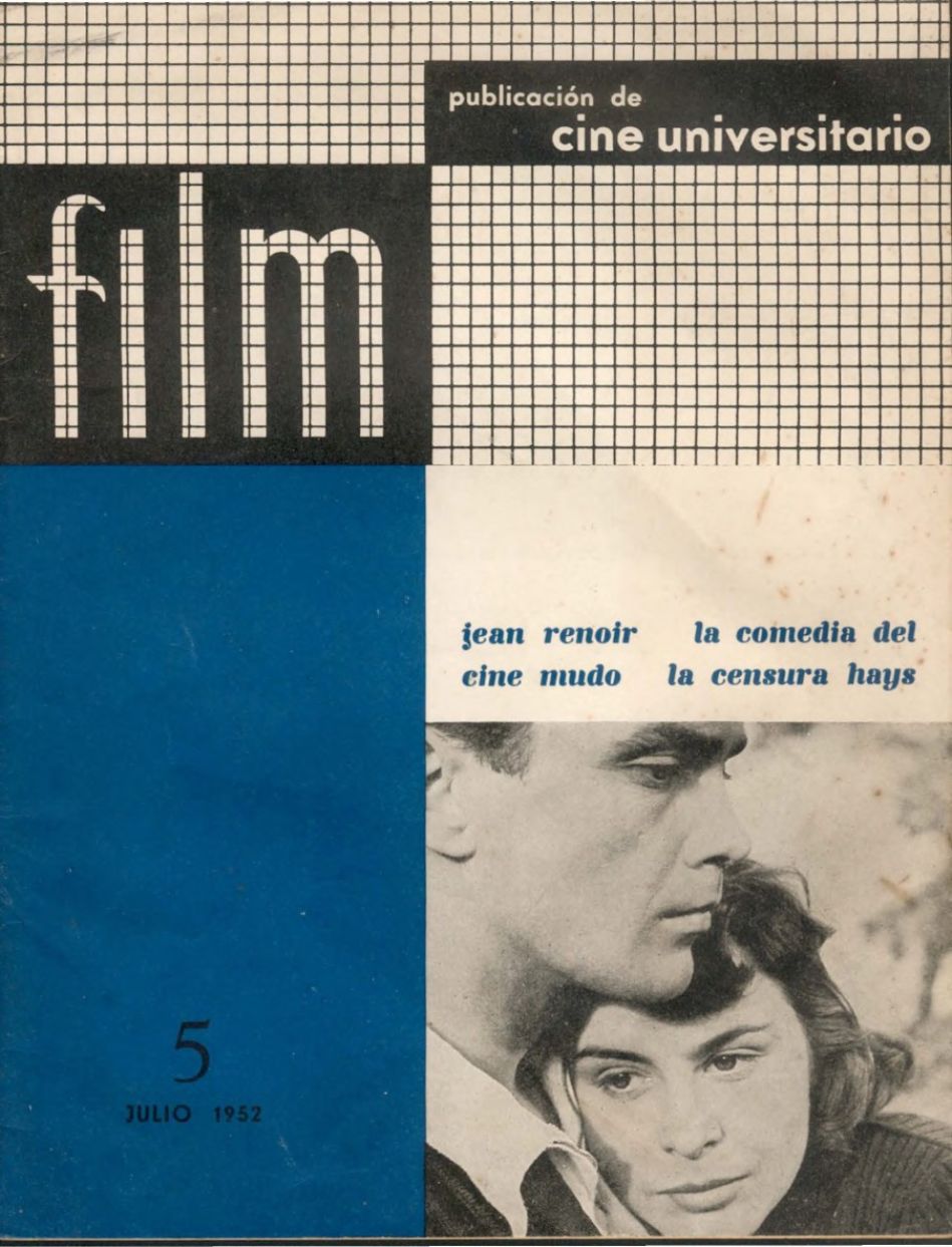 FILM (Ur) magazine side cover Issue 5  June 1952