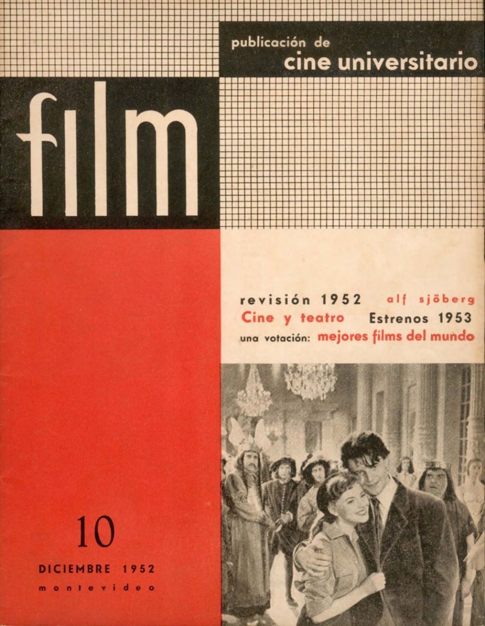 FILM (Ur) magazine side cover Issue 10  December 1952