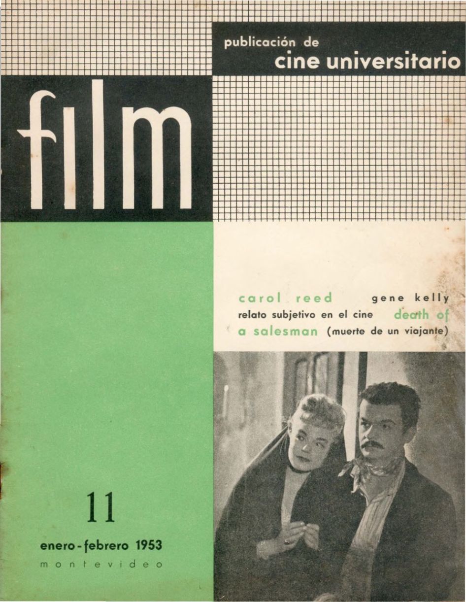 FILM (Ur) magazine side cover Issue 11  January/February 1953