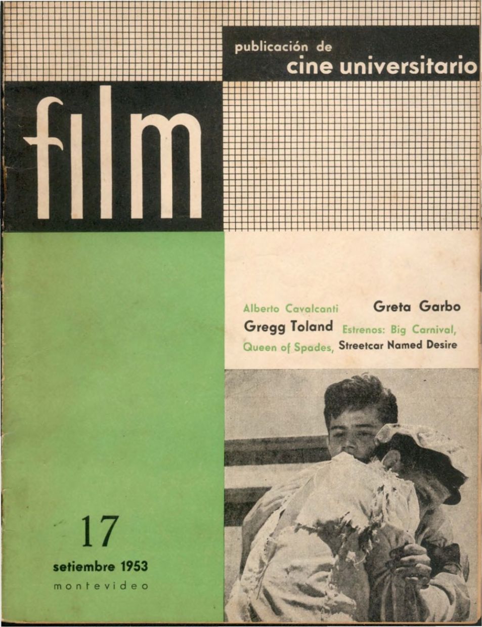 FILM (Ur) magazine side cover Issue 17  September 1953