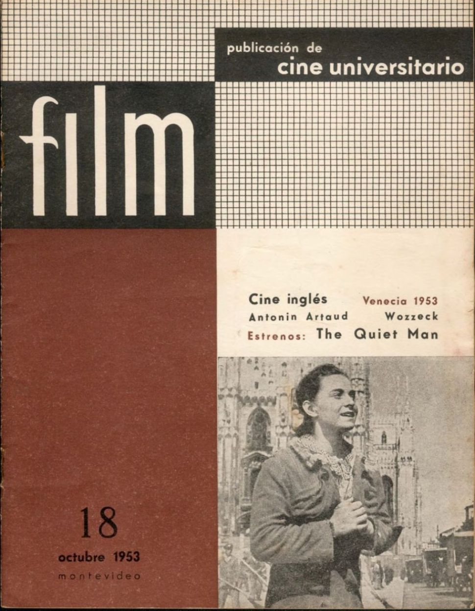 FILM (Ur) magazine side cover Issue 18  October 1953