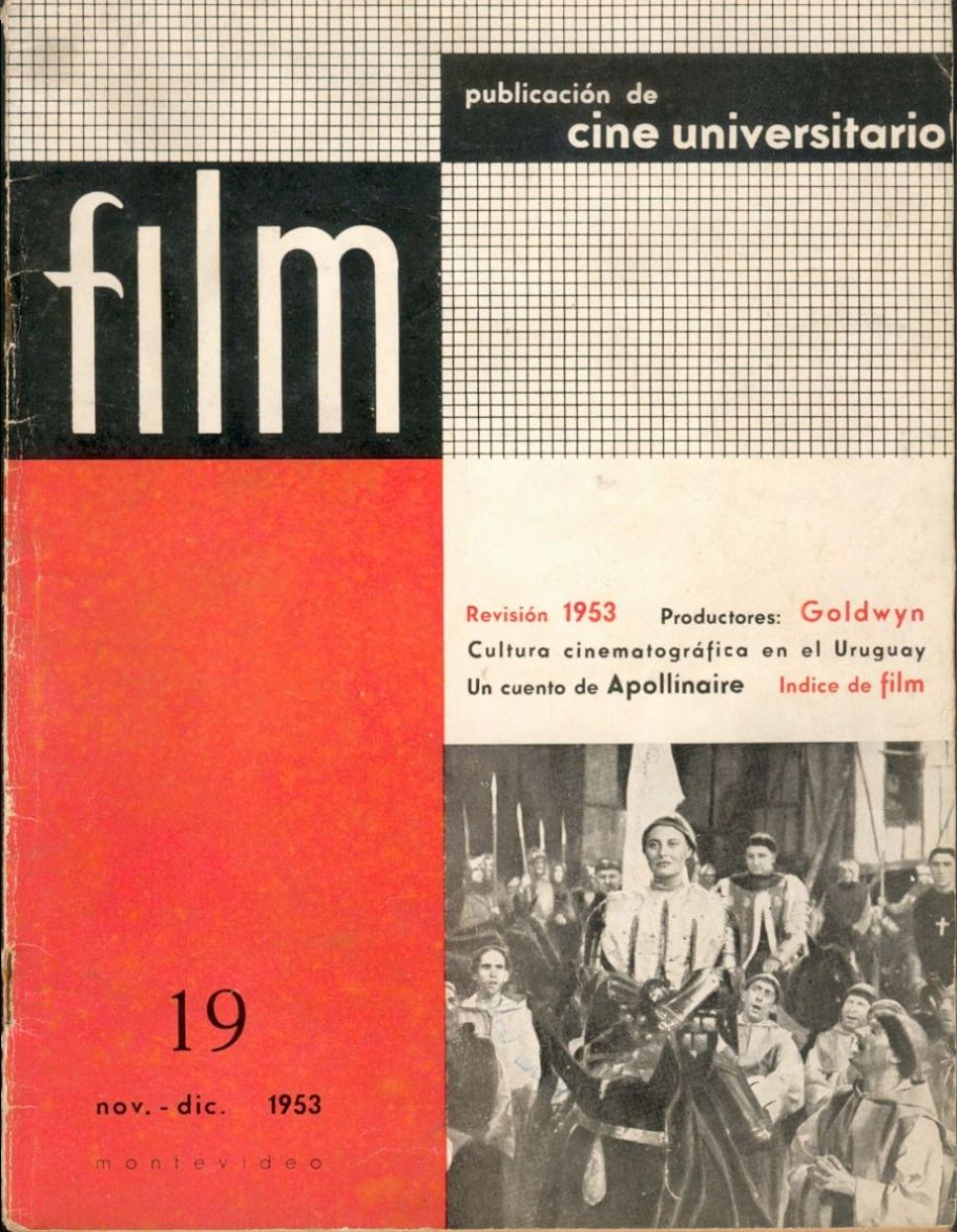 FILM (Ur) magazine side cover Issue 19  November/December 1953