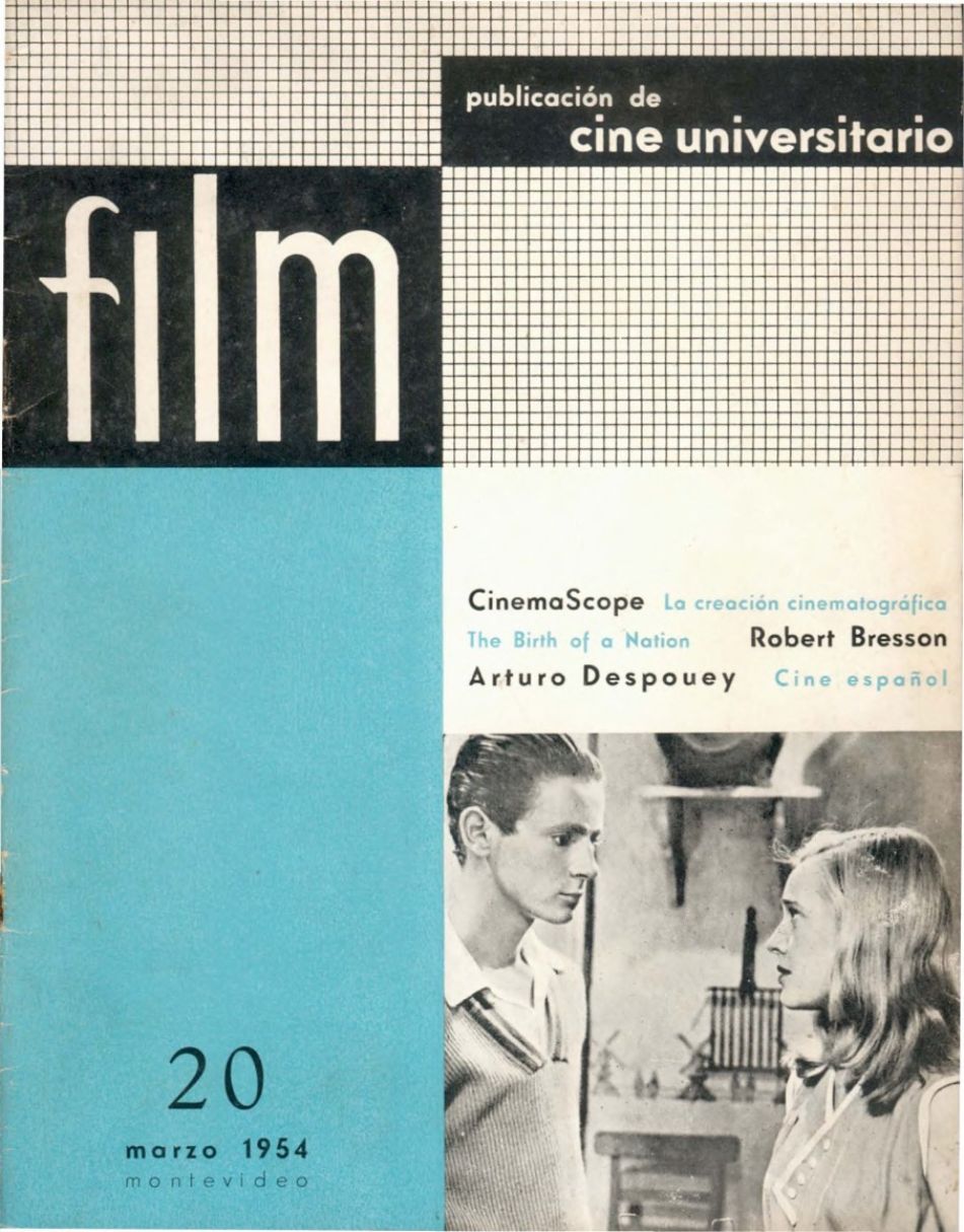 FILM (Ur) magazine side cover Issue 20  March 1954
