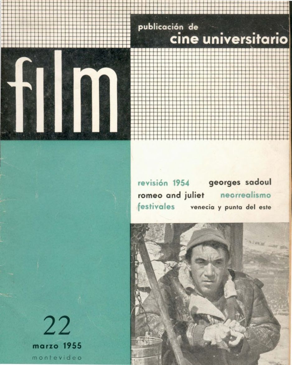 FILM (Ur) magazine side cover Issue 22  March 1955