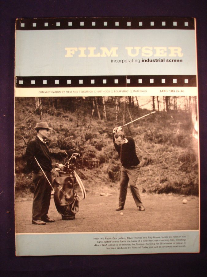 FILM USER magazine side cover Issue 222  April 1965