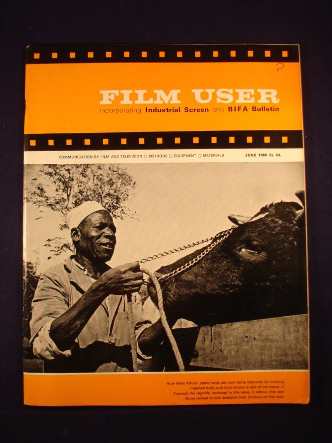 FILM USER magazine side cover Issue 224  June 1965