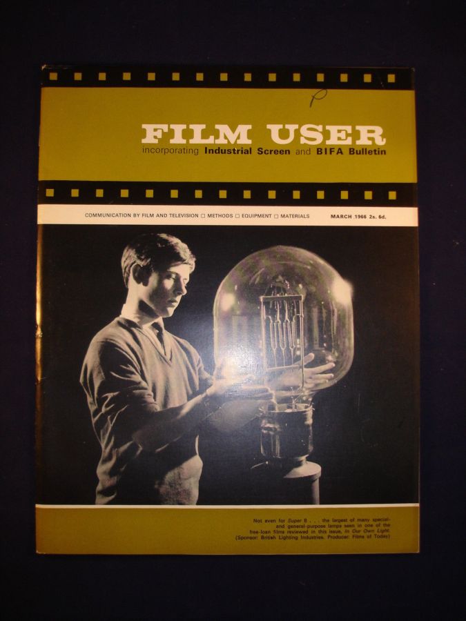 FILM USER magazine side cover Issue 233  March 1966