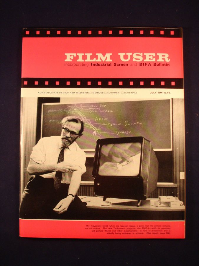 FILM USER magazine side cover Issue 237  July 1966