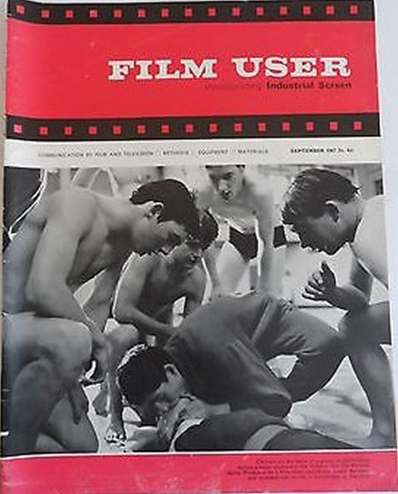 FILM USER magazine side cover  September 1967