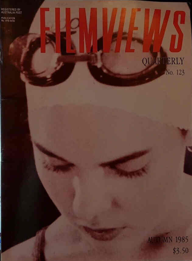 FILMVIEWS magazine side cover Issue 123 Autumn 1985