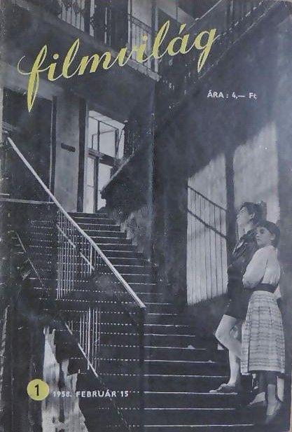 FILMVILAG magazine side cover Issue 1 15 February 1958
