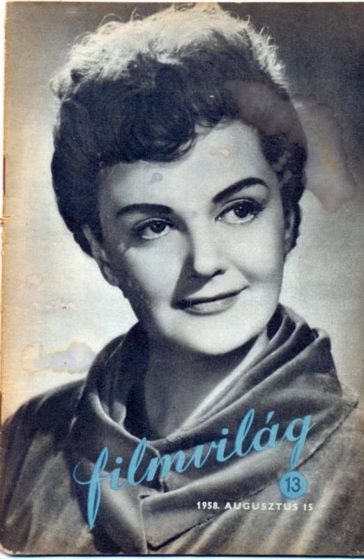 FILMVILAG magazine side cover Issue 13 15 August 1958