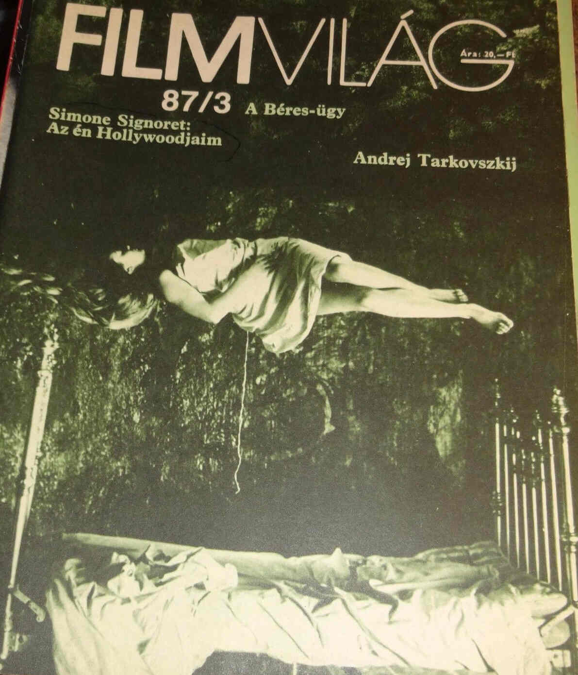 FILMVILAG magazine side cover Issue 3 March 1987